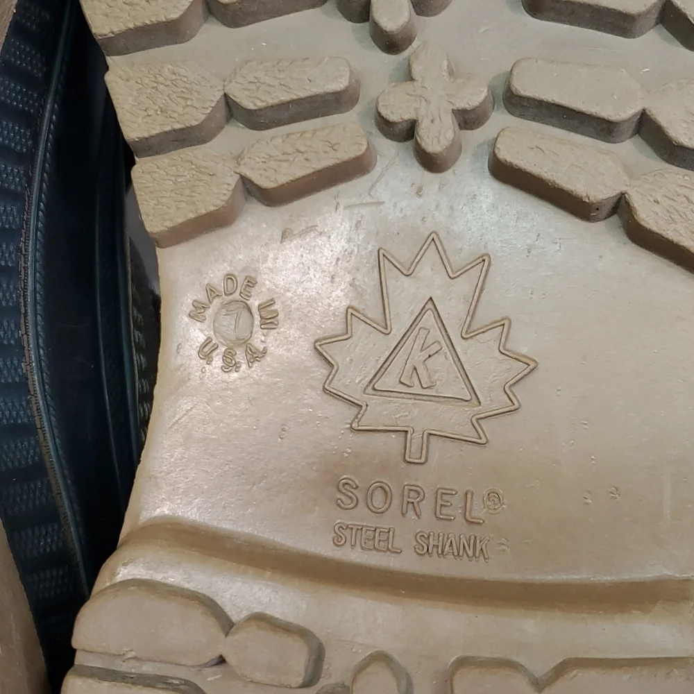 Sorel Mens Insulated Lined Outdoor Duck Rubber Mid calf boots shoes sz 7